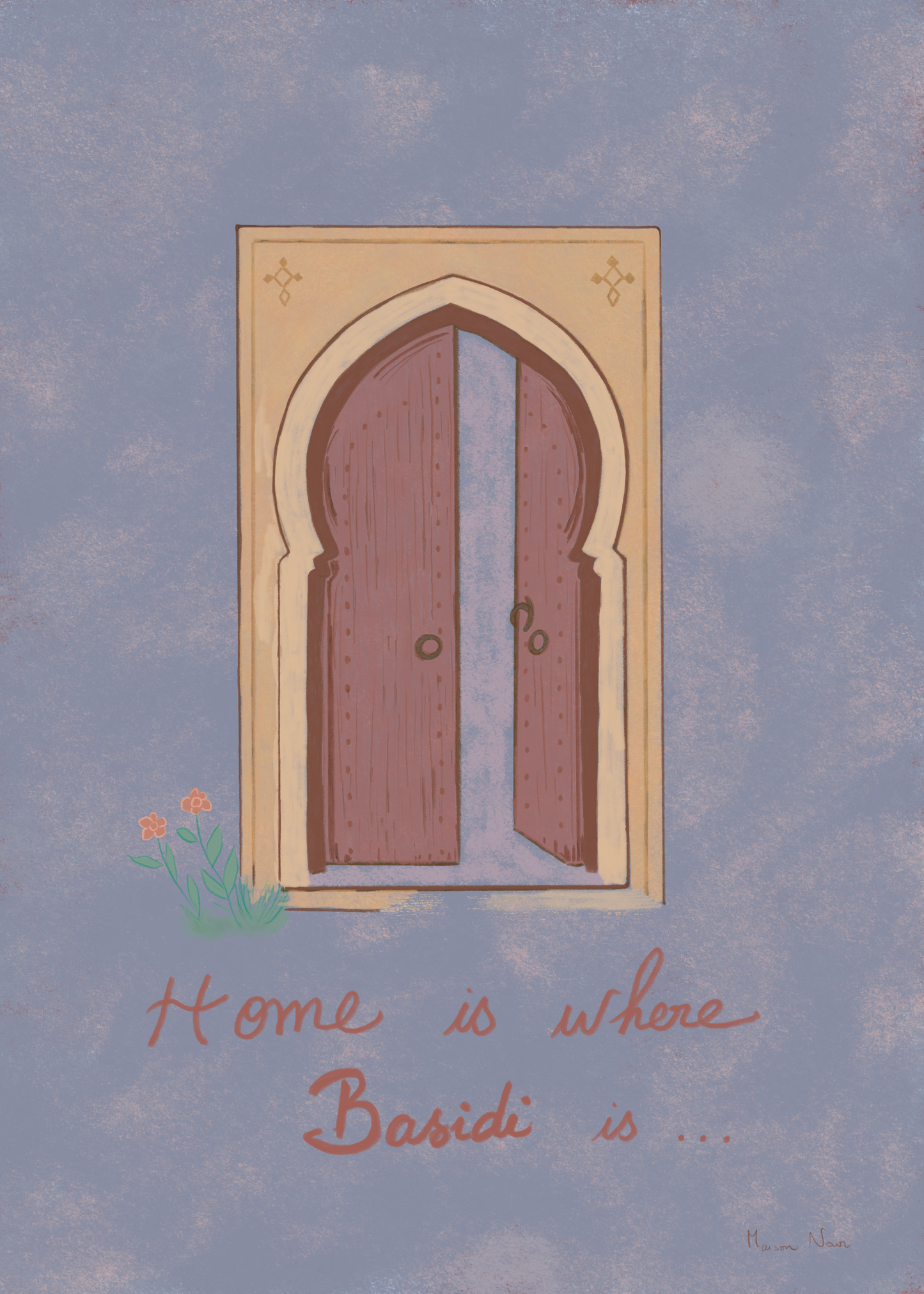 Affiche Home is where Basidi is