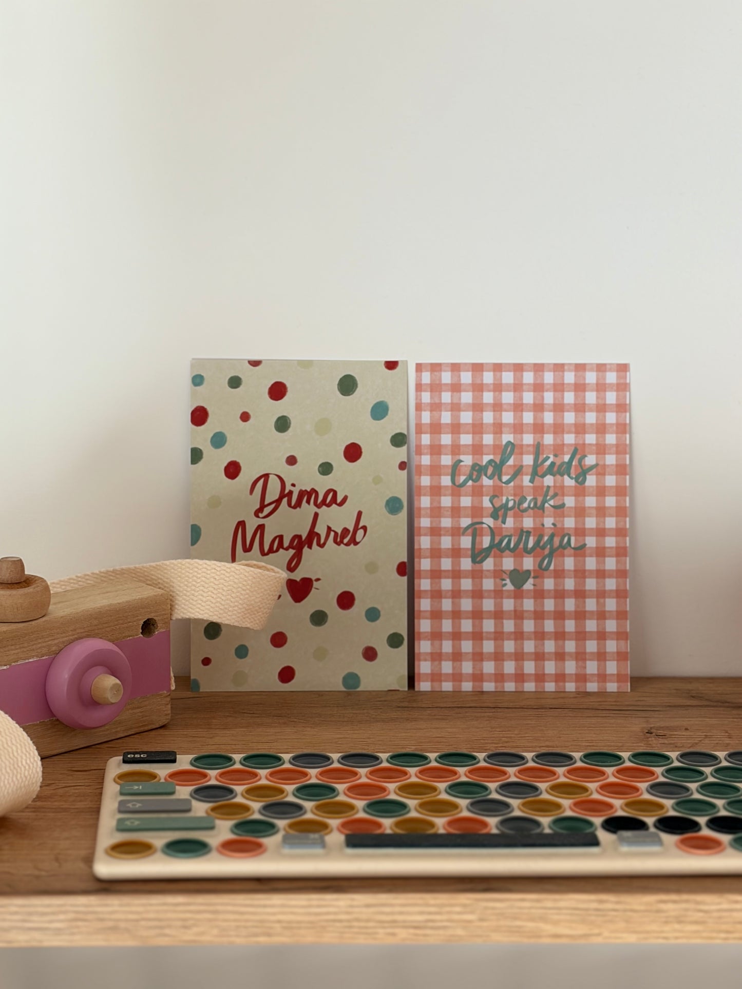 Pack de 5 cartes postales – Darija 🇲🇦✨